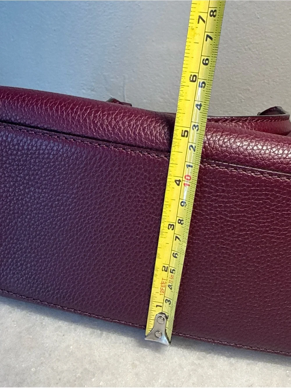 Kate Spade Cameron Street Lottie Satchel in Plum/Wine Leather